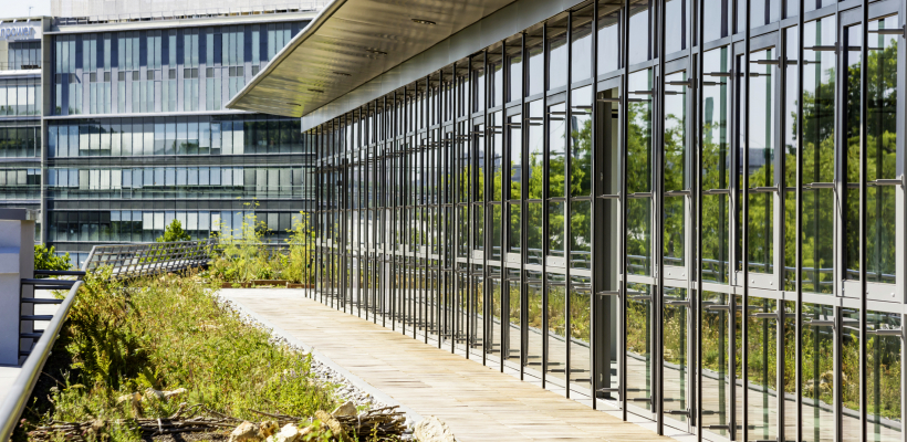 Siège de GTM Bâtiment (groupe Vinci) à Nanterre. (Quadri Fiore Architecture)