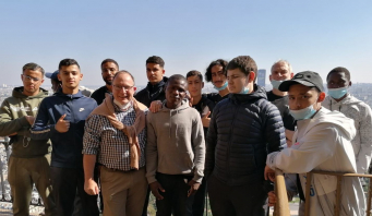Les jeunes ont eu durant leur semaine d'intégration l'occasion de visiter la Tour Eiffel. 