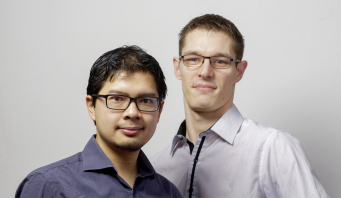Les deux co-fondateurs de Leviathan Dynamics