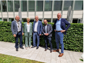 Patrice Ponte, Anne-Sophie Panseri, Philippe Séas, Guillaume Halphen et Pascal Cros. 