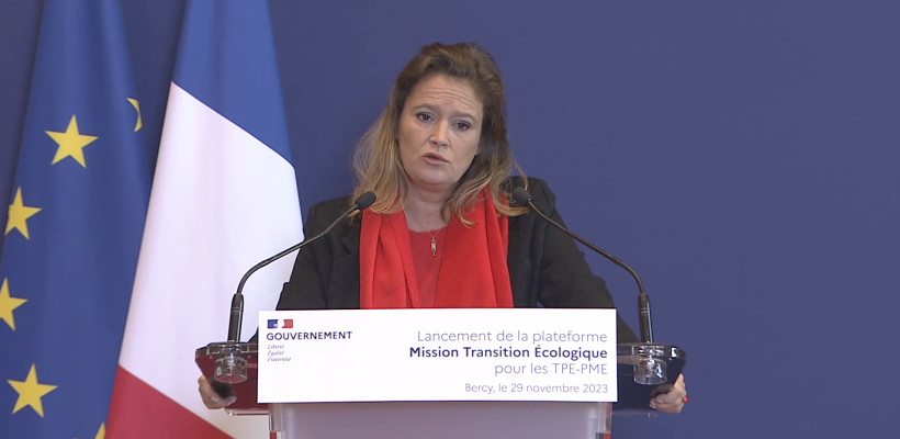 Accompagner les TPE-PME dans leur transition écologique, est une question de justice économique, selon Olivia Grégoire