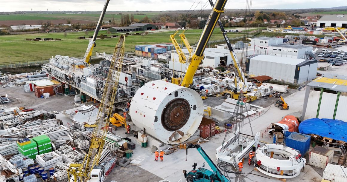 Eiffage Génie Civil a installé son atelier de reconditionnement à Thieux, en Seine-et-Marne, sur un terrain loué à Mediaco Île-de-France.