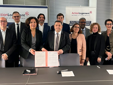 Signature de la convention entre GRDF et Action Logement