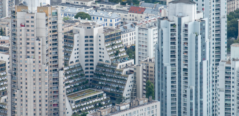 Ensemble parisien dans le XIXe arrondissement