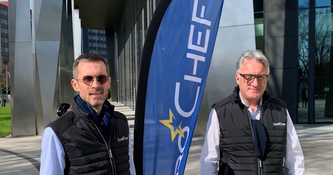 Olivier Béguier, Président d'Eurochef et Vincent Bretonnière, Directeur Général, ont accueilli les 600 participants à la convention FuturoChef 2024