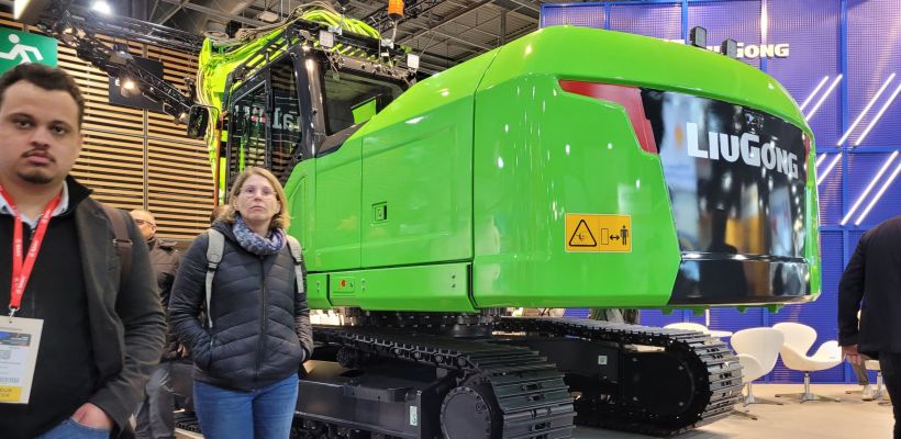 Le parti pris de l’industriel chinois était de ne présenter que des matériels électriques sur son stand. 