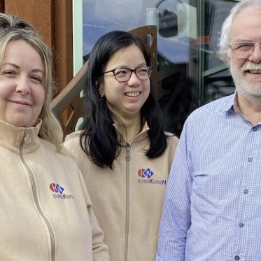 Mathilde Kretz, Myriam et François Nouyrit. 