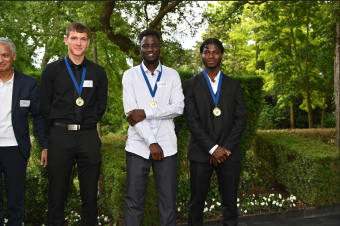 Trois des finalises des Meilleurs Apprentis de France