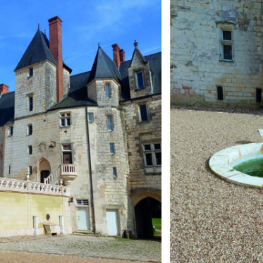 Fortement fragilisé, le château de Courtanvaux fait l'objet d'une vaste opération de rénovation.