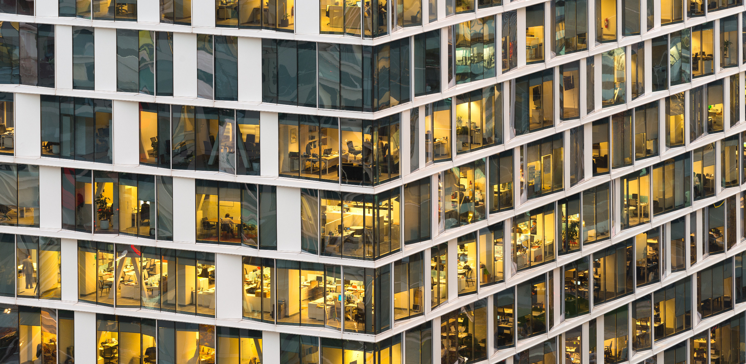 Façade d'immeuble de bureaux