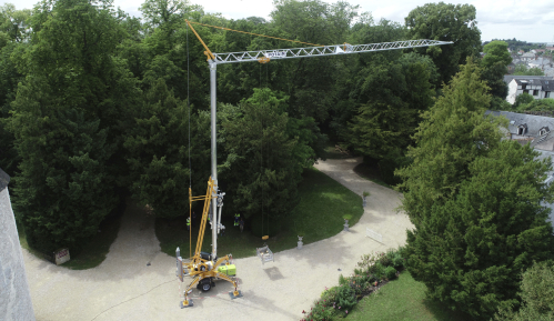 La grue Potain Igo M 24-19 embarque les dernières technologies d'assistance de Manitowoc.