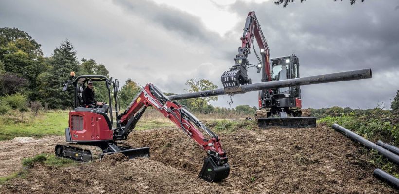 Les nouvelles ViO38-7 et la ViO33-7 sont préconisées pour les travaux de génie civil, d’aménagement paysager, de construction et de travaux urbains à réaliser dans des espaces restreints. 