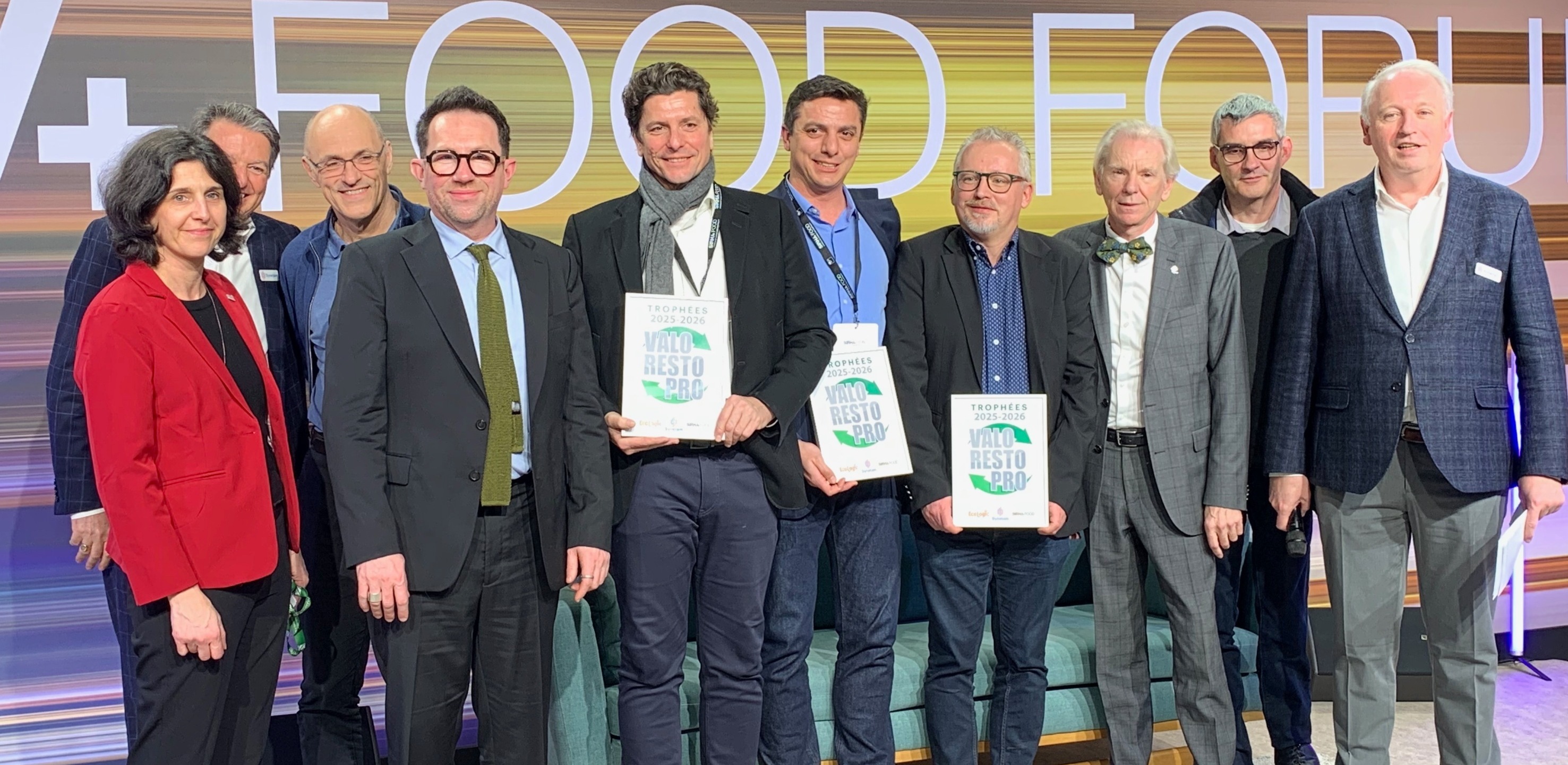 Synetam et Ecologic ont décerné les Trophées Valo Resto Pro® aux trois lauréats de cette 5e édition qui prenait place pour la première fois sur le Sirha