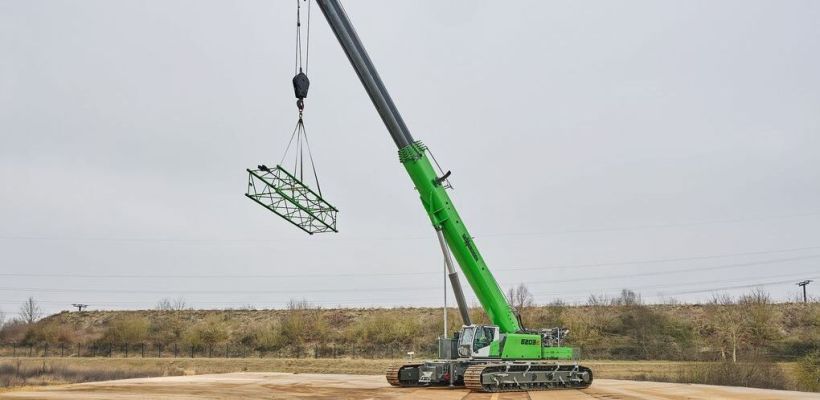 La grue télescopique sur chenilles 6203E sera présenté pour la première fois à la Bauma.