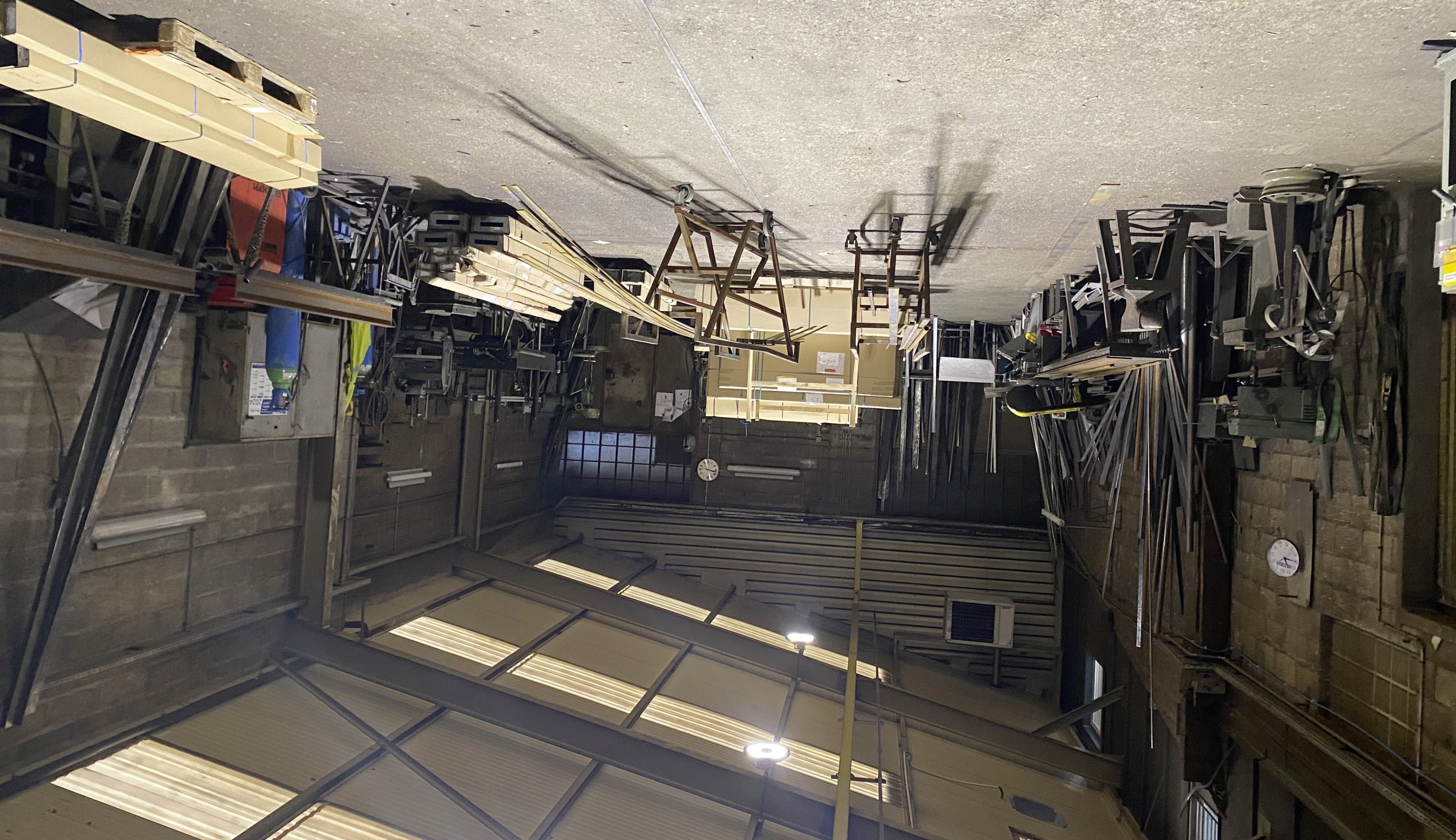 Le batiment originel était un corps de ferme qui servait aux maraîchers. 