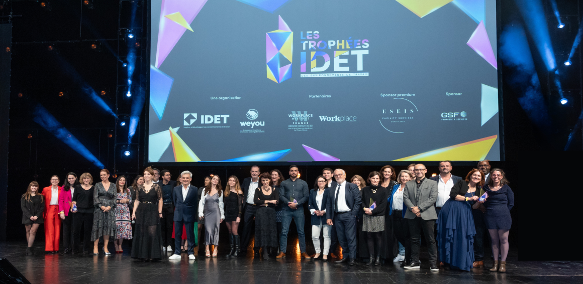 Les lauréats de l'édition 2024 sur la scène du Palais des festivals de Cannes.