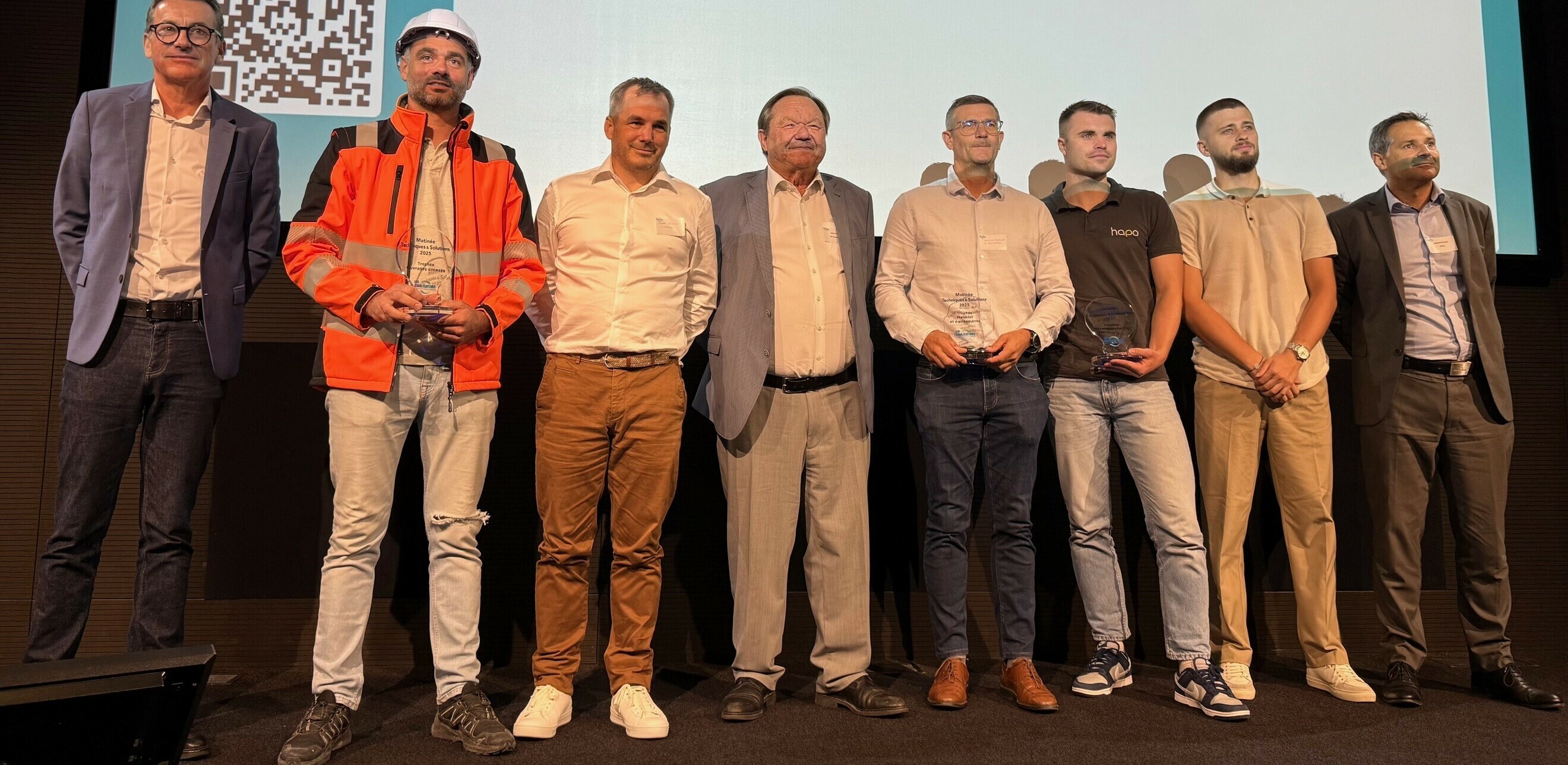 Les lauréats lors de la remise de prix le 8 juillet.