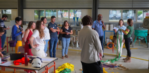 Les ateliers étaient l'occasion pour les visiteurs d'échanger avec des experts autour de situations à risque.