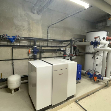 PAC WPF52, de 57 kW, de Stiebel Eltron.