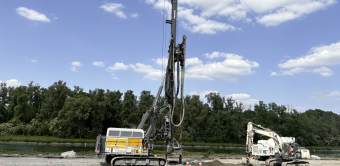 Le forage par refoulement latéral (procédé FOX), limitant fortement la remontée de déblais, a été préféré à la méthode d’exécution initialement envisagée.