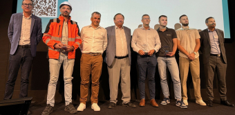 Les lauréats lors de la remise de prix le 8 juillet.