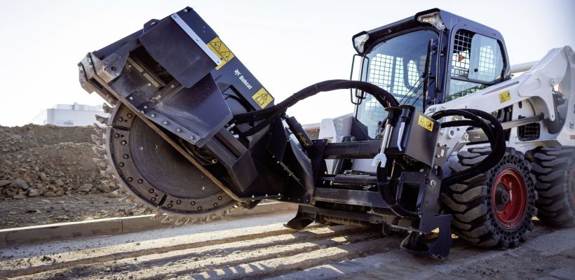 Les scies à roche comptent parmi les nouveaux accessoires de Bobcat.
