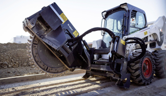 Les scies à roche comptent parmi les nouveaux accessoires de Bobcat.