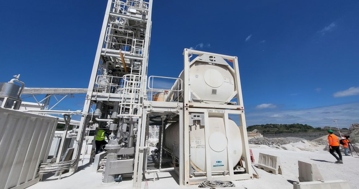 L'installation de Revcoo devrait capter environ 1 000 t de CO2 par an.