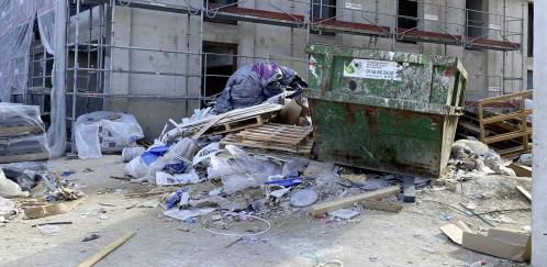 Un chantier à Ivry-sur-Seine en octobre 2025. 