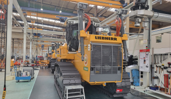 Dans le secteur terrassement, Liebherr enregistre une baisse de 10,4 % par rapport au précédent exercice.