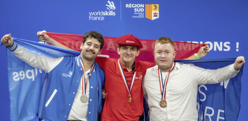 De gauche à droite : Arthur Baudry, Simon Vitard-Boncori et Benjamin Benony.