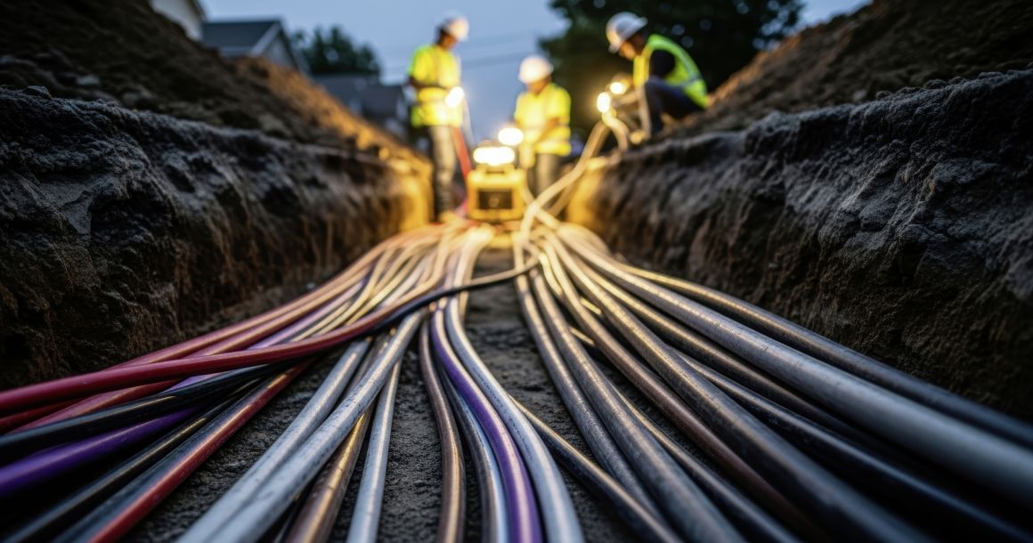 Les chantiers de VRD se prêtent bien au réemploi. Les terres excavées peuvent être en partie réutiliser pour remblayer les tranchées.