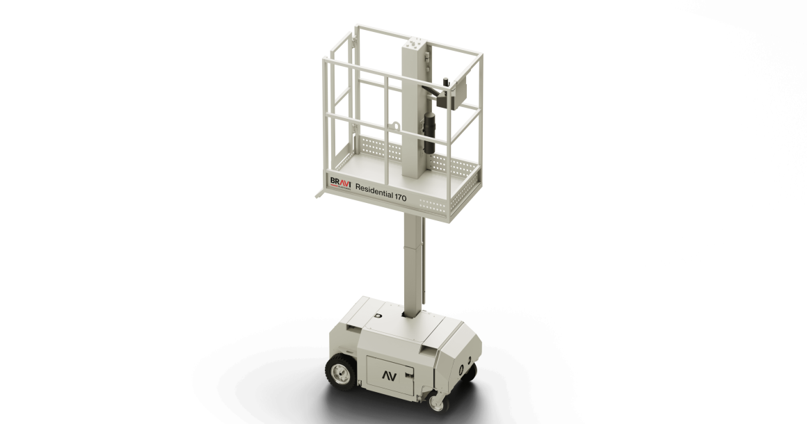Compacte, durable, sécurisée et pensée pour la réalité terrain, la Residential 170 de Bravi préfigure une nouvelle génération de machines d’élévation orientées métier.