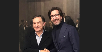 De gauche à droite, D. Blas Eduardo Ceniceros Velasco, propriétaire de Mavyal et Stéphane Charlet, Directeur M&A international du groupe Kiloutou