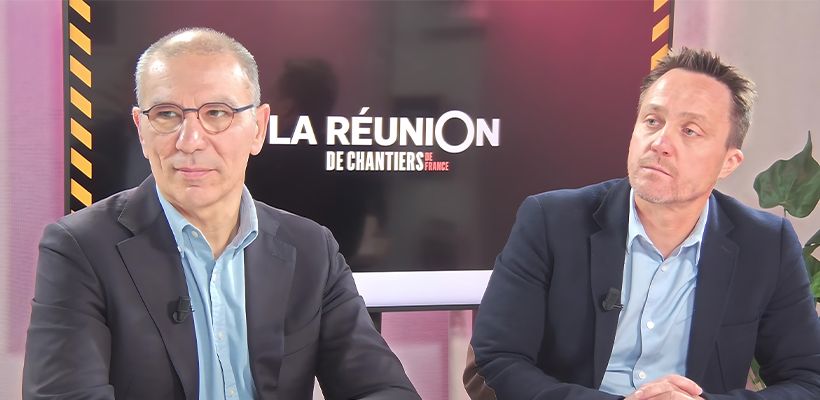 Thierry Lahuppe, directeur matériel de Loxam et Flavien Coq, responsable du parc matériel de Veolia Recyclage & Valorisation des Déchets France. 