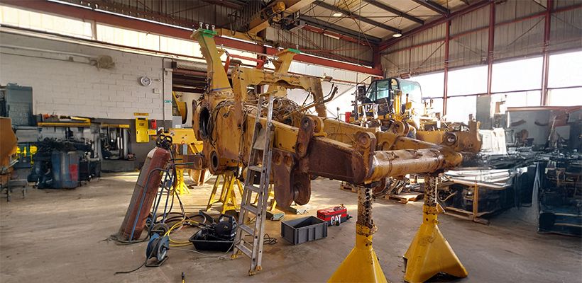 Le reconditionnement peut prendre plusieurs forme, du simple remplacement de la chaîne cinématique jusqu'à la rénovation complète de la machine.