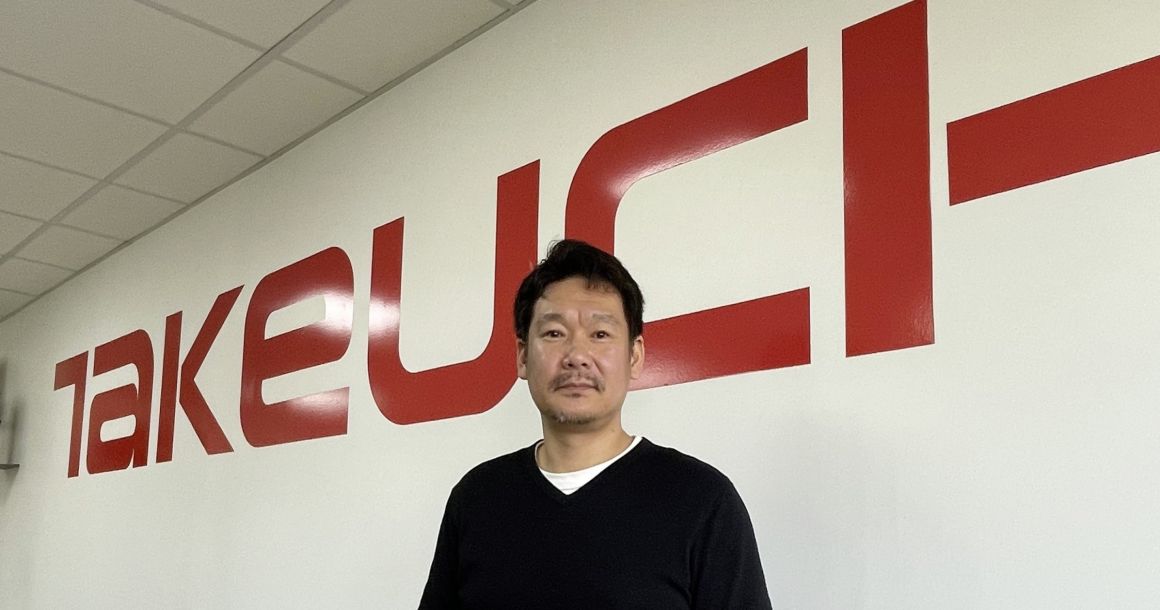Takayuki Adachi, directeur général de Takeuchi France SAS.