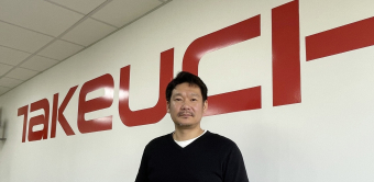 Takayuki Adachi, directeur général de Takeuchi France SAS.