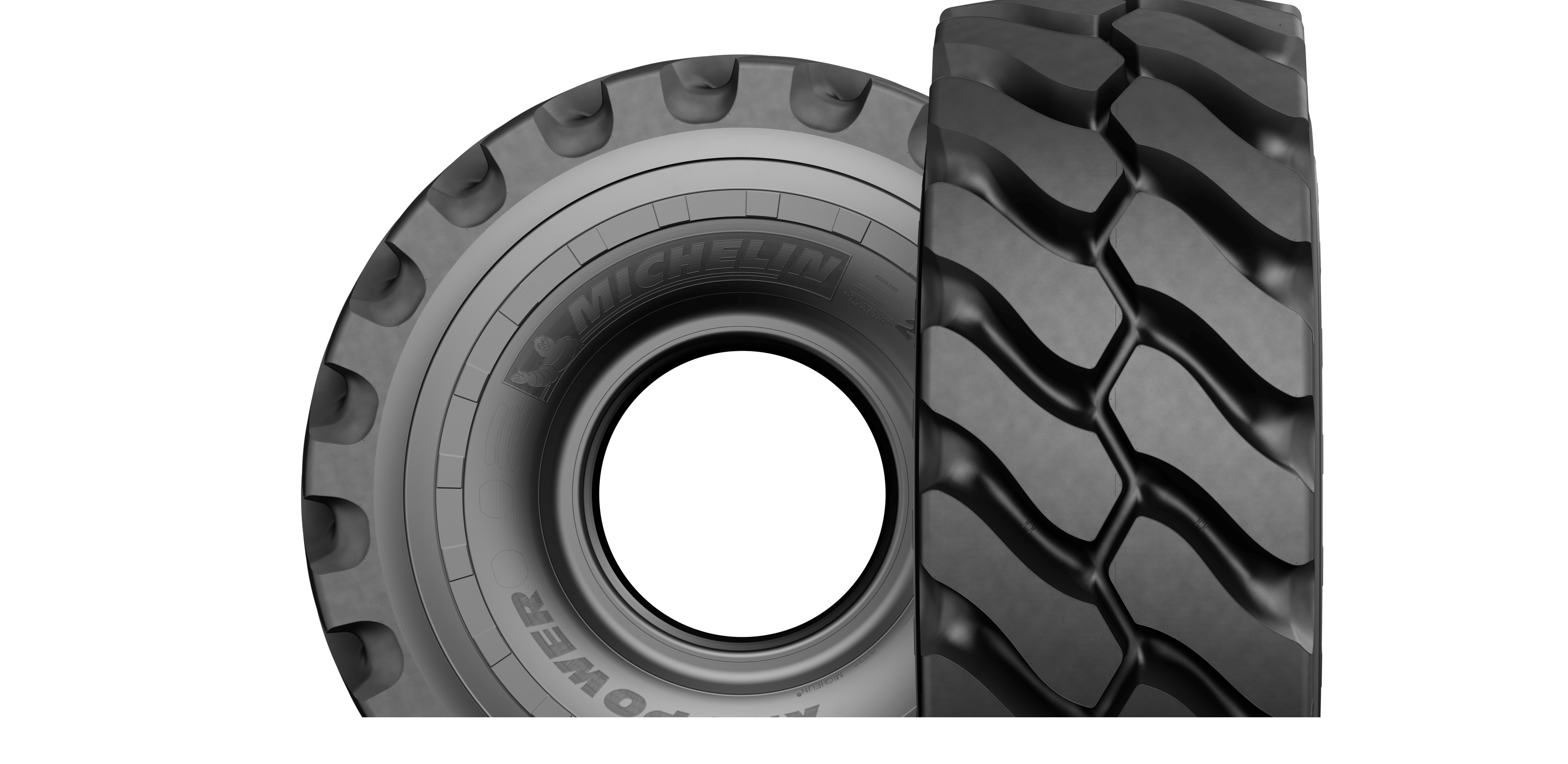 Les courbes te les espacements de blocs de gommes réduisent la contrainte sur la surface du sol et renforcent la protection.