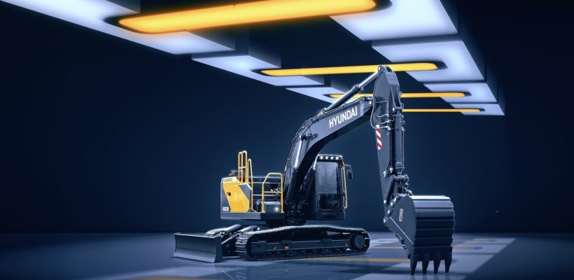 Hyundai présentera le HX230L durant le salon Conexpo à Las Vegad en mars 2026.