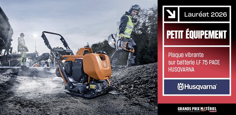 La plaque vibrante LF 75 Pace d'Husqvarna Construction.