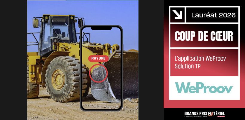 L'application mobile Weproov Partner de Weeproov.