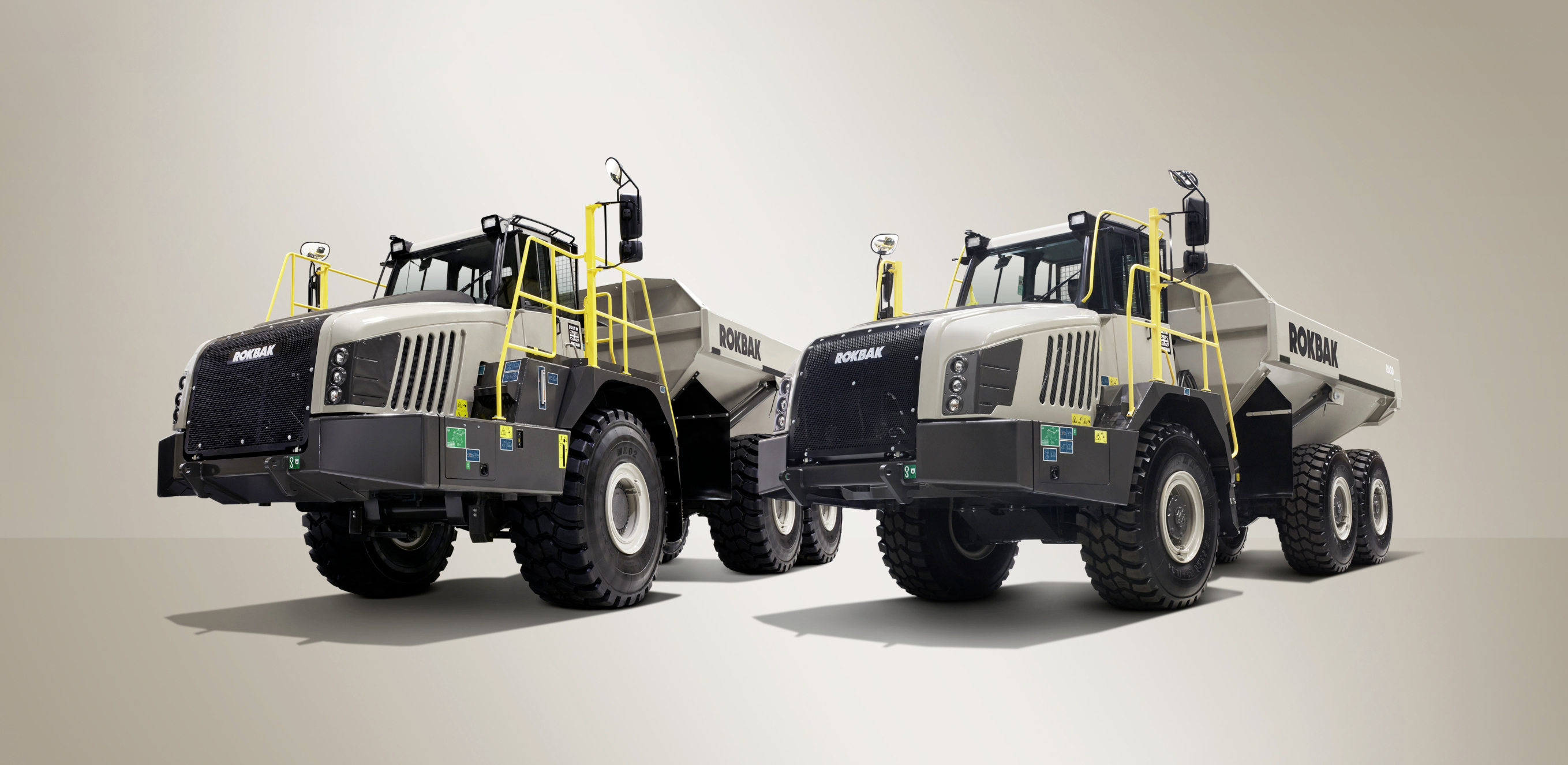 Les tombereaux articulés RA30 et RA40 seront les derniers modèles de Rokbak.