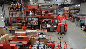 Lee centre de réemploi des matériels de Loxam  à Saint-Paterne dans la Sarthe.