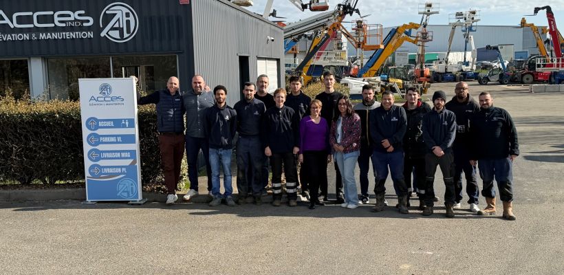 L'équipe de nouvelle agence toulousaine d'Acces Industrie.