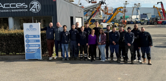 L'équipe de nouvelle agence toulousaine d'Acces Industrie.