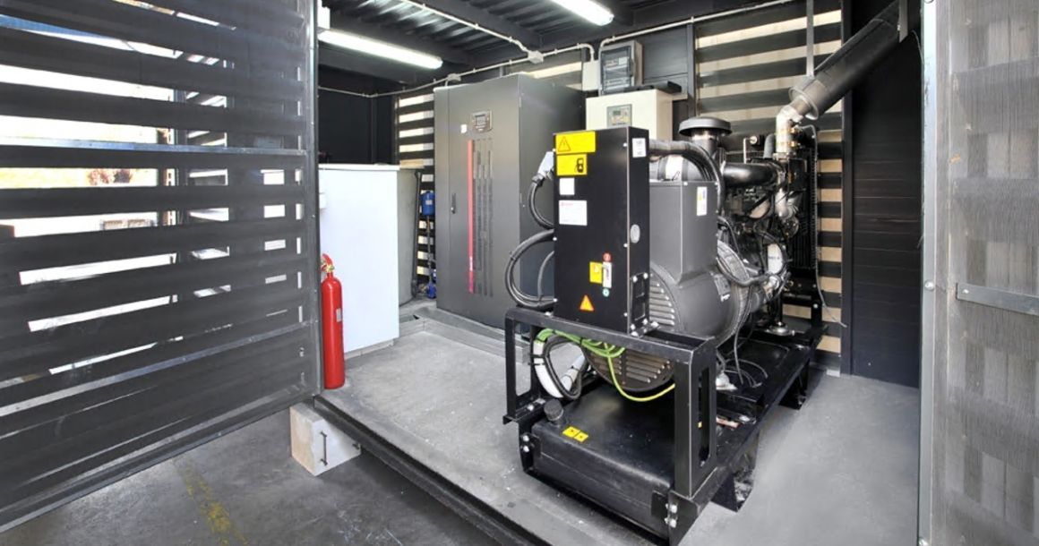 Figure 3. Vue intérieure d’un bloc technique pour sas modulaire autonome