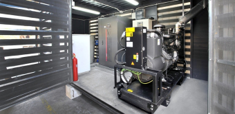 Figure 3. Vue intérieure d’un bloc technique pour sas modulaire autonome