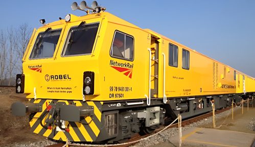La flotte de Network Rail compte huit trains-usines de marque Robel.
