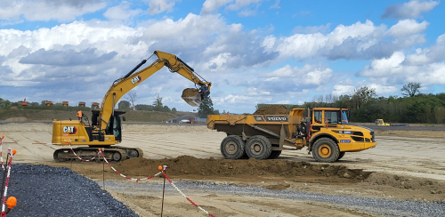 Le marché 1 prévoit notamment le terrassement de deux biefs.